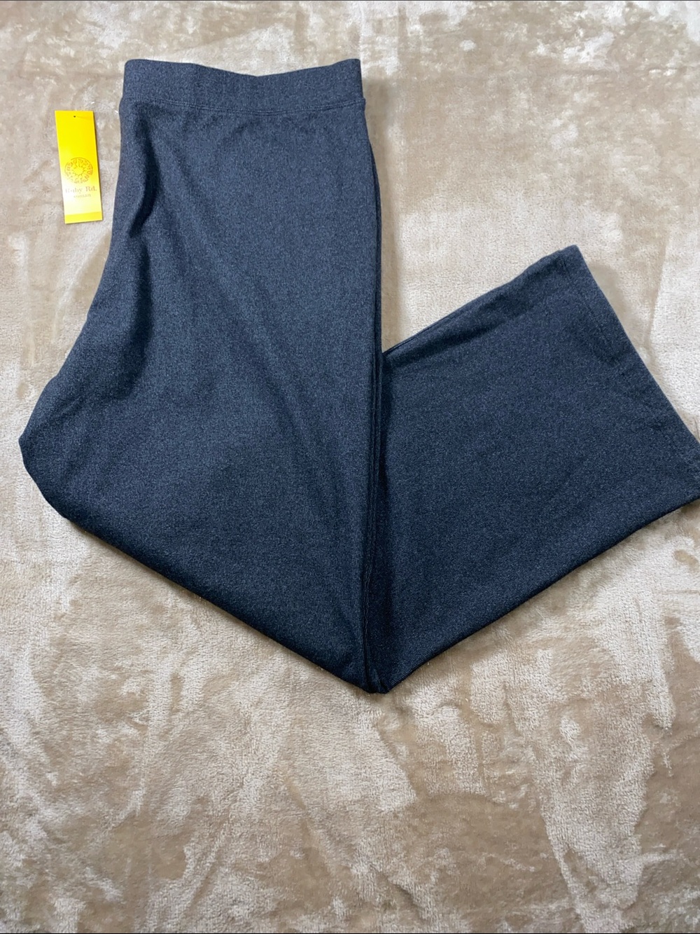 NWT Ruby Rd. Dark Gray wide leg Stretch Sweatpants with pockets